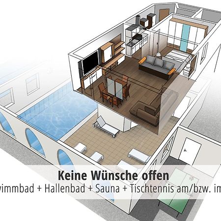 Ferienwohnung Freudensee Im Bayerischen Wald - Pool, Sauna Hauzenberg Bagian luar foto