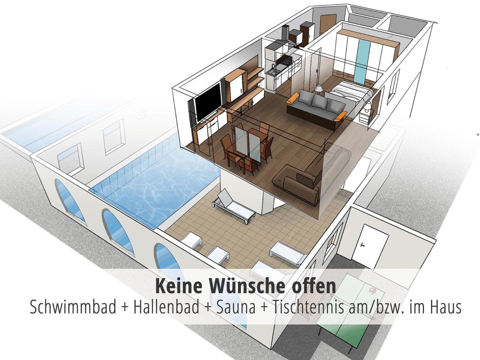 Ferienwohnung Freudensee Im Bayerischen Wald - Pool, Sauna Hauzenberg Bagian luar foto